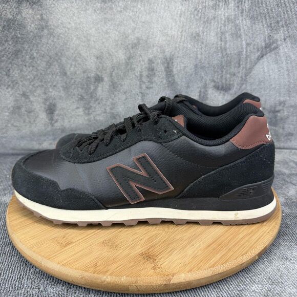 New Balance 515 Shoes Mens Size 11.5 D Black Leather Low Top Sneakers ML515ADB main image 10